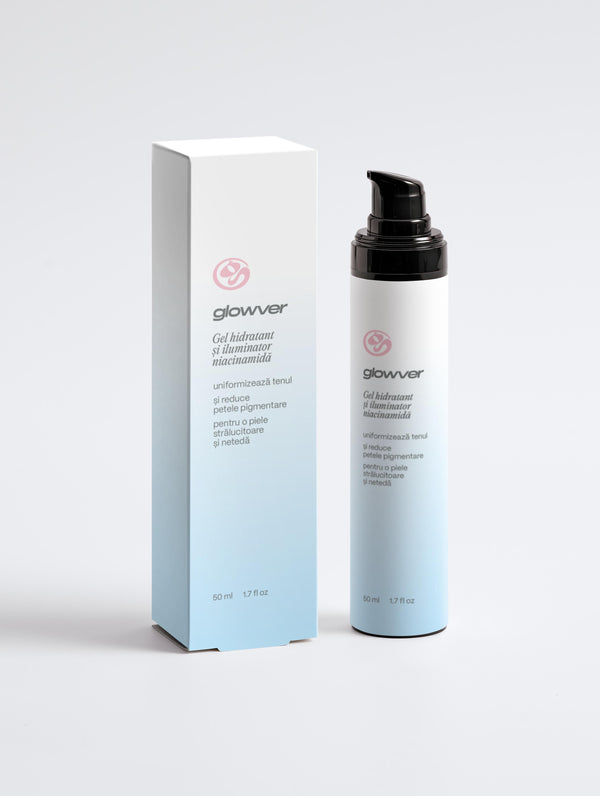 Gel hidratant și iluminator niacinamidă