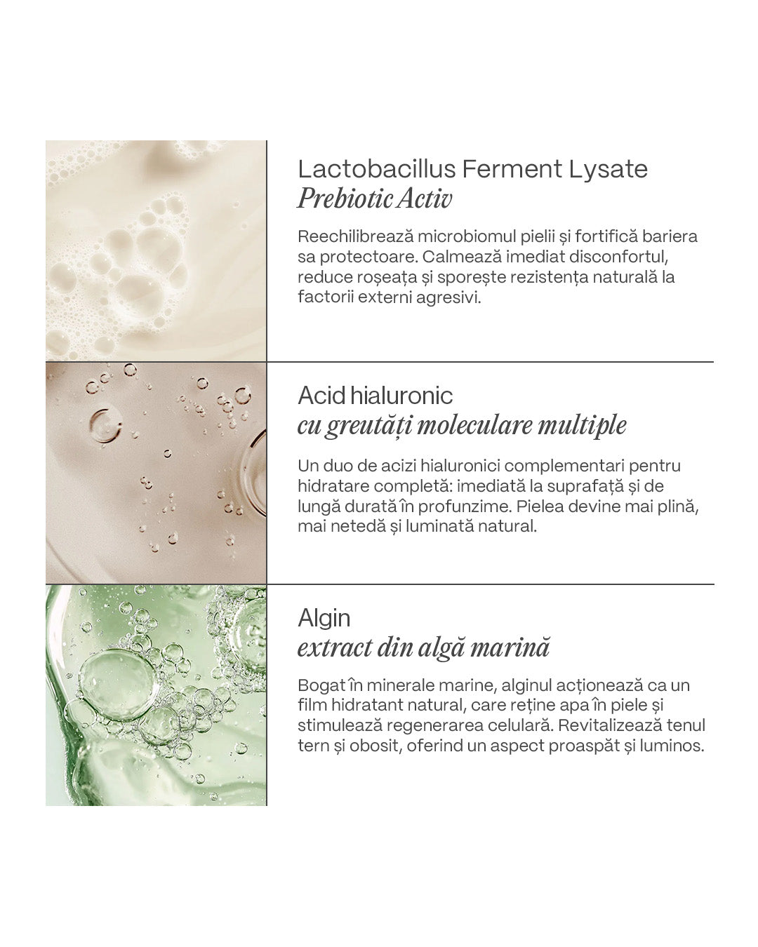 Ser prebiotice hidratare intensă